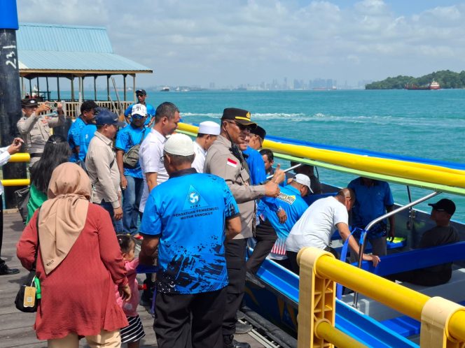 
					Tingkatkan Pelayanan Transportasi Laut, Kapolsek Belakang Padang Hadiri Peresmian Boat Langganan PPMS