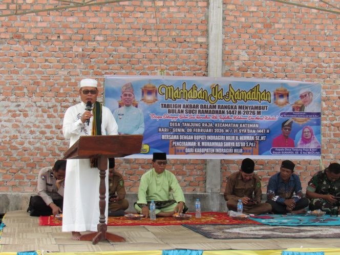 
					Tabligh Akbar Sambut Ramadan, Pemdes Tanjung Raja Ajak Warga Perkuat Iman dan Kebersamaan