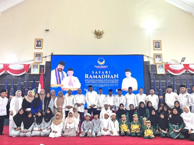 
					Safari Ramadan DPW Partai NasDem Kepri di Karimun Jadi Momentum Konsolidasi