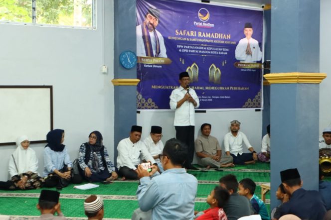 
					NasDem Kepri Gelar Safari Ramadan di Sejumlah Panti Asuhan Batam