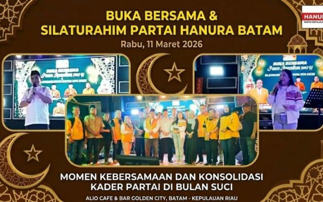 
					Silaturahmi dan Buka Puasa Bersama, DPC Partai Hanura Batam Konsolidasikan Kepengurusan Baru