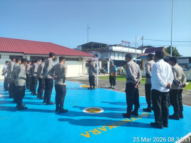 
					Pimpin Apel Pagi, Kapolsek Belakangpadang AKP Asril Tekankan Kewaspadaan Mako dan Larangan Keras Bekingi PMI Ilegal