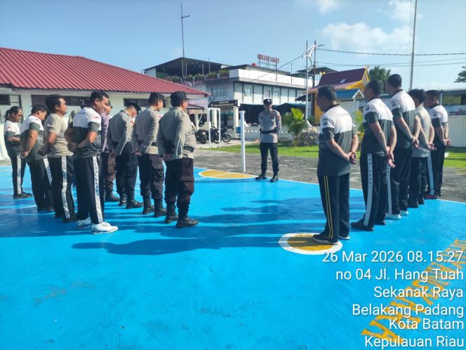 
					Polsek Belakang Padang Perketat Kewaspadaan Dan Pelayanan Masyarakat Melalui Apel Pagi