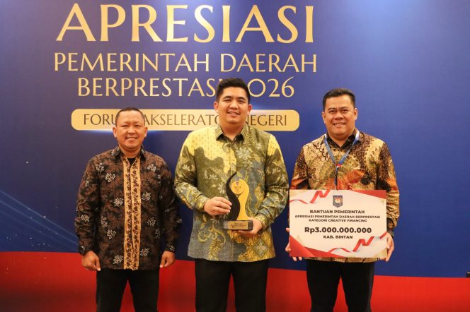 
 Bintan Raih Terbaik I di Ajang Apresiasi Pemerintah Daerah Berprestasi 2026
