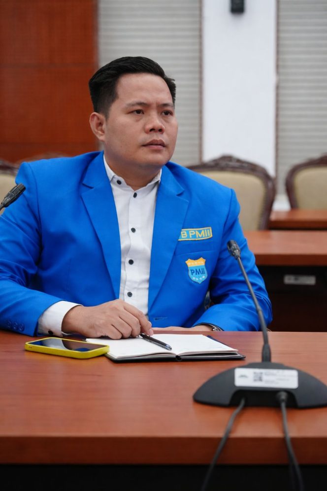 
					Dedy Wahyudi Hasibuan Ketua PB PMII Bidang Hukum dan HAM,