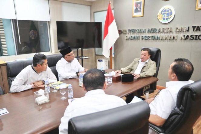 
					Langkah Strategis Penyediaan Lahan Investasi, Lis Temui Menteri ATR/BPN