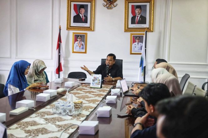 
 Diskominfo Kepri Terima Audiensi BRINUS Kepri
