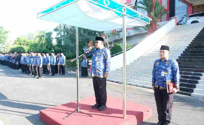 
 Wali Kota Lis Darmansyah Pimpin Upacara Harkitnas ke-118, Ajak Jaga Tunas Bangsa Demi Kedaulatan Negara