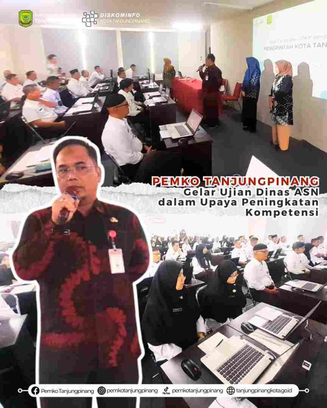 
 Pemko Tanjungpinang Gelar Ujian Dinas ASN: Upaya Peningkatan Kompetensi
