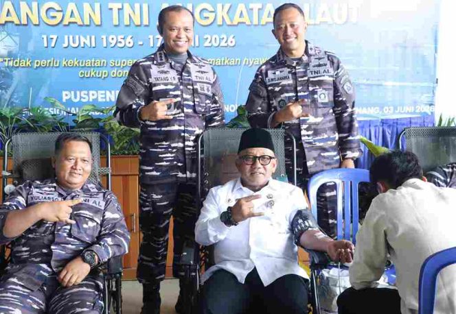 
 HUT ke-70 Puspenerbal, TNI AL Targetkan 300 Kantong Darah untuk Tambah Cadangan PMI di Tanjungpinang
