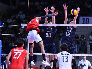 Duel Timnas Voli Putra Indonesia melawan Korea Selatan di AVC Men Volleyball Cup 2026.