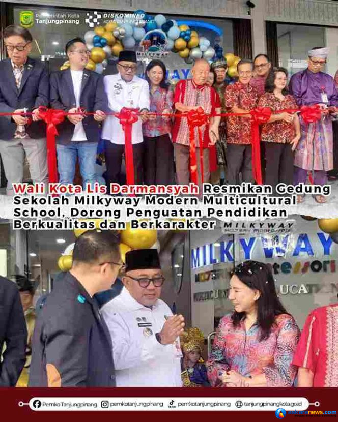 
 Wali Kota Lis Resmikan Gedung Sekolah Milkyway Modern Multicultural School