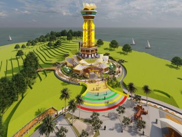 Visual Museum dan Monumen Bahasa Nasional di Pulau Penyengat. (Sumber: Dinas PUPP Kepulauan Riau)