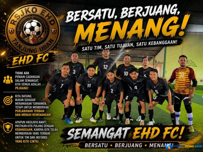 
 Laga Penuh Drama, RSJKO EHD FC Menang Adu Penalti atas Kecamatan Bintan Utara