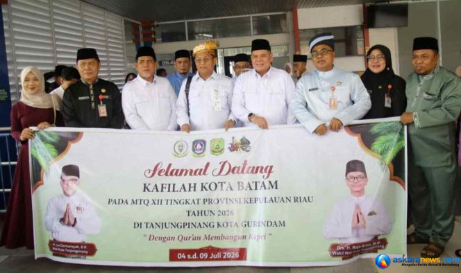 
 Kafilah Batam Tiba, MTQ Kepri Jadi Momentum Gerakkan Ekonomi Kerakyatan Tanjungpinang