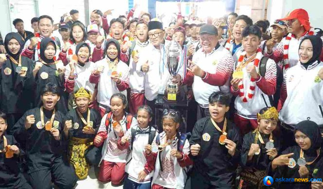 
 Penuh Kebanggaan, Wali Kota Lis Sambut Kontingen Juara Umum POPDA Kota Tanjungpinang