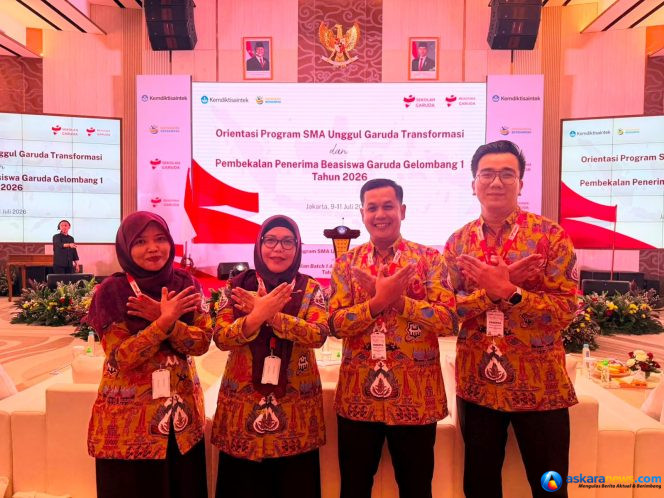 
 MAN IC OKI Ikuti Orientasi Program SMA Unggul Garuda Transformasi dan Pembekalan Penerima Beasiswa Garuda Gelombang I Tahun 2026