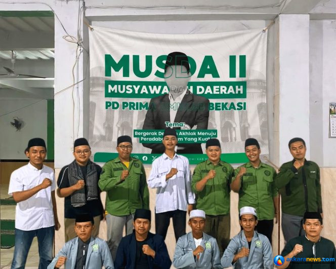 
 Keterangan Foto: Musyawarah Daerah II PD PRIMA DMI KAB.BEKASI Pada, Rabu (01/07/2026) bertempat Masjid Al-Ittihaad Cikarang Utara.