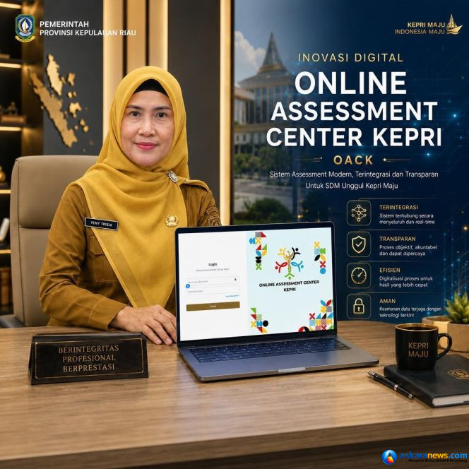 
 Naik Kelas, UPTD Penilaian Kompetensi Pegawai di Kepri Dapat Akreditasi A dari BKN