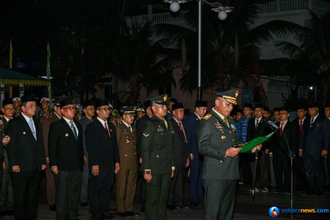 
 Apel kehormatan dan Renungan Suci jelang HUT ke-81 Republik Indonesia di Taman Makan Pahlawan (TMP) Pusara Sakti, Tanjungpinang, Minggu (16/8/2026) malam