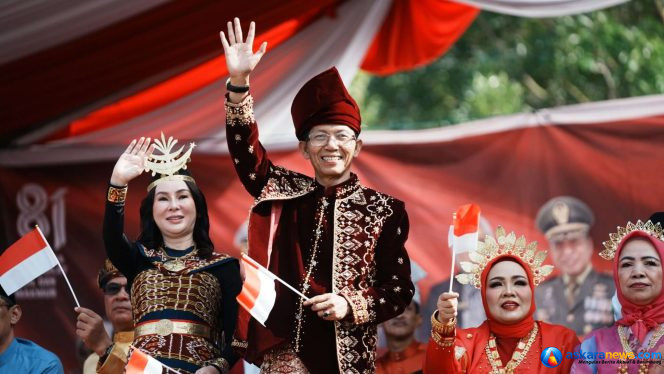
 Semarak HUT ke-81 RI, BP Batam Turut Meriahkan Pawai Pembangunan