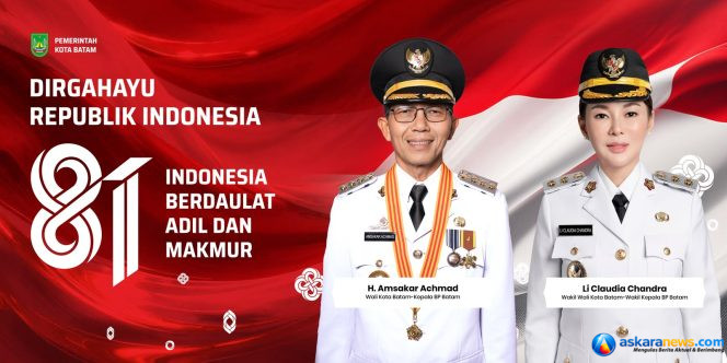 
 Kado HUT ke-81 RI: Investasi Batam Tumbuh, Amsakar-Li Claudia Pastikan Lapangan Kerja Terus Bertambah