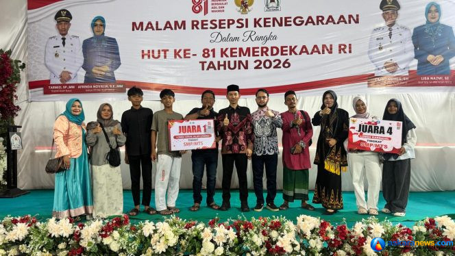 
 SMPN 4 Meulaboh Borong Prestasi pada Peringatan HUT ke-81 RI, Plt Kepala Sekolah Apresiasi Semangat Siswa dan Dukungan Guru