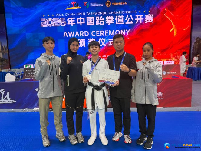 
 Ketum PBTI Letjen TNI Richard Tampubolon : Bangga, Atlet Taekwondo Raih Satu Medali Perak di China