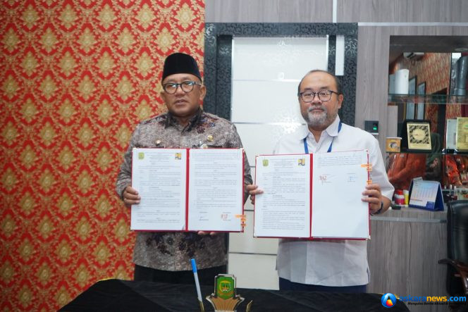 
 Wako Lis terima aset BMN berupa Gedung PIP2B dari Kementerian PU.