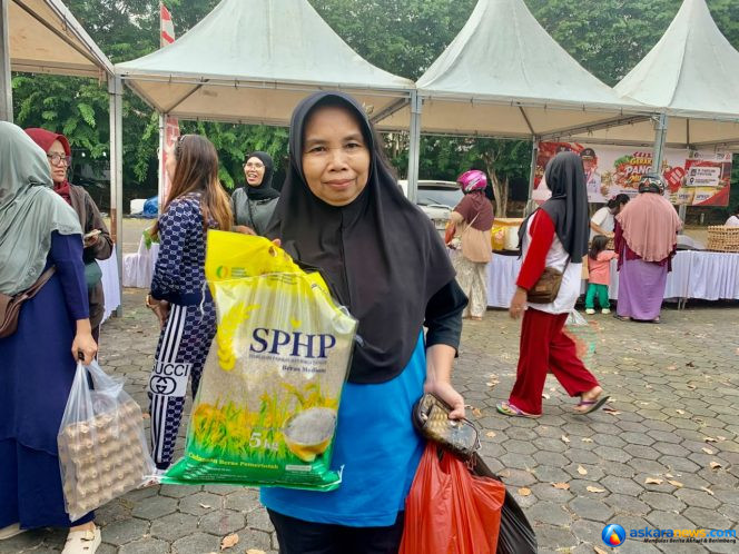 
 Ibu-Ibu Rasakan Manfaat GPM, Harga Kebutuhan Pangan Lebih Murah