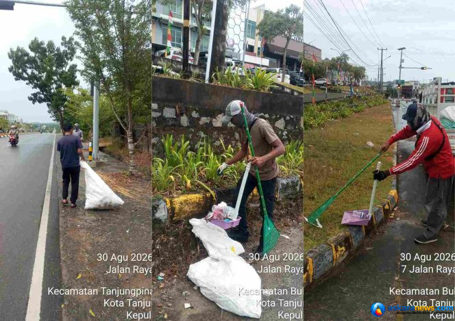 
 Usai Gerak Jalan 45 Kilometer, DLH Tanjungpinang Sigap Pulihkan Kebersihan Kota