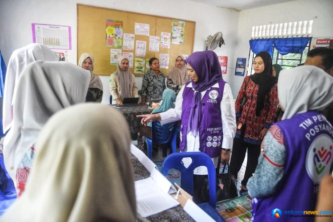 
 Ketua TP PKK Kepri, Dewi Kumalasari Ansar berkunjung ke Posyandu Melati II, Desa Toapaya, Bintan, Kamis (10/9/2026).