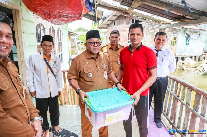 
 Tinjau korban bencana puting beliung, Wako Lis hadir meringankan beban warga.