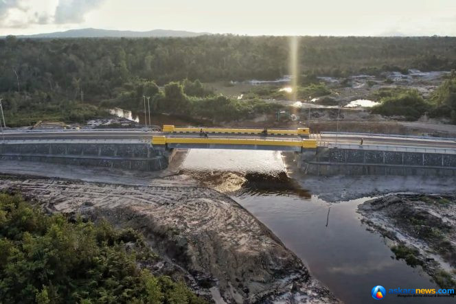 
 Jembatan Semala di Kabupaten Natuna yang dibangun Pemerintah Provinsi Kepulauan Riau melalui Dinas PUPP. Dalam dialog di RRI Tanjungpinang, Rabu (23/9/2026), Gubernur Kepri Ansar Ahmad menekankan jika Pemprov Kepri di usia 24 tahun Provinsi Kepulauan Riau menekankan pada penguatan konektivitas dan pemerataan. 