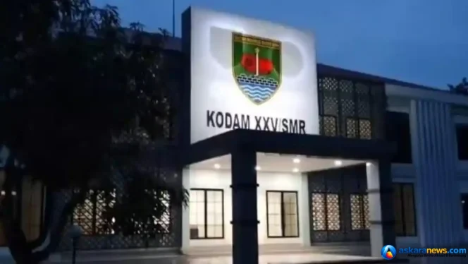
 KODAM XXV - Gedung sementara Kodam XXV di Seraya, Kota Batam, Kepulauan Riau (Kepri). 