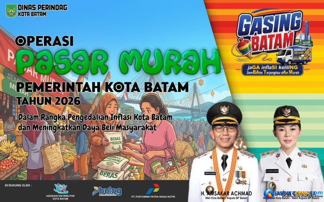 
 Kendalikan Inflasi, Pemko Batam Gelar Operasi Pasar Murah di Enam Lokasi
