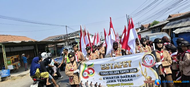 
 MI Sirojut Tholibin Rengaspendawa Sambut Estafet Tunas Kelapa 2026 Kwarda Jawa Tengah