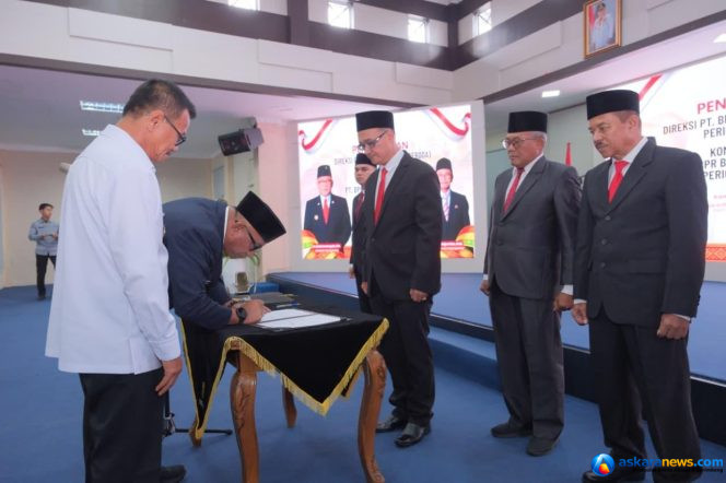 
 Wali Kota Lis Darmansyah Kukuhkan Direksi dan Komisaris Periode 2026–2031, BPR Bestari Luncurkan Logo Baru