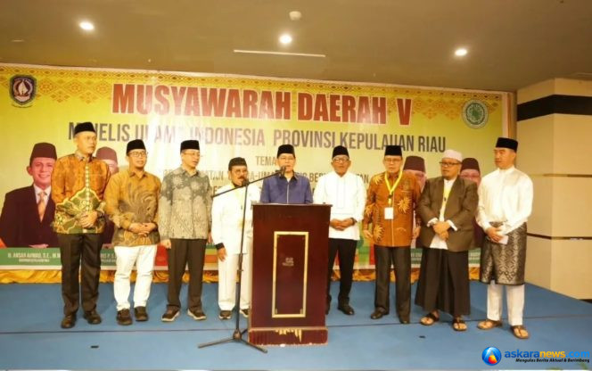 
 Musda V MUI Kepri, KH Imran Effendy Hasibuan Terpilih Jadi Ketua MUI Kepri.