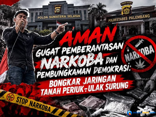
 Aman Gugat Pemberatasan Narkoba dan Pembungkaman Demokrasi