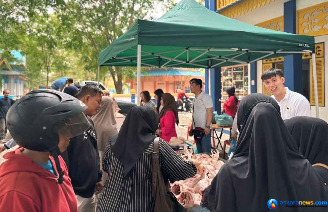 
 Gelar Operasi Pasar Murah, Pemko Tanjungpinang Tekan Harga Ayam Potong
