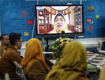 Sekretaris Daerah Provinsi Kepri Misni, membuka Bimbingan Teknis Penguatan Kompetensi Petugas Pelayanan Pengaduan SP4N-LAPOR! di lingkungan Pemprov Kepri secara virtual, Selasa (15/9/2026). 