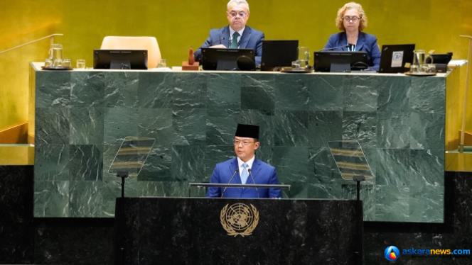 
 Di Sidang Umum PBB, Menlu RI Tegaskan Ketahanan Nasional sebagai Fondasi Ketahanan Global