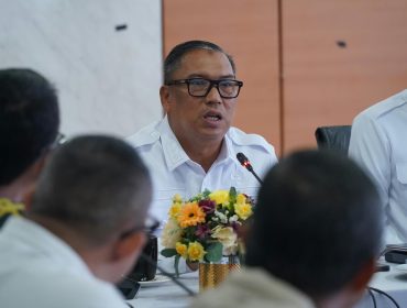 Wakil Gubernur Kepri, Nyanyang Haris Pratamura saat audiensi bersama Pertamina New & Renewable Energy di Graha Kepri, Batam, Rabu (23/9/2026). 
