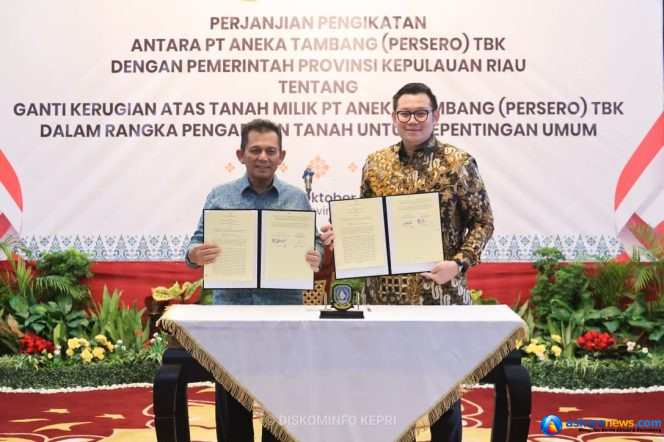 
 Pemprov Kepri dan PT ANTAM Bersinergi Perkuat Fasilitas Publik di Taman Kota Kijang