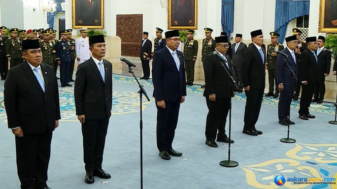 
 Prabowo Lantik 7 Pejabat Baru di Kabinet Merah Putih